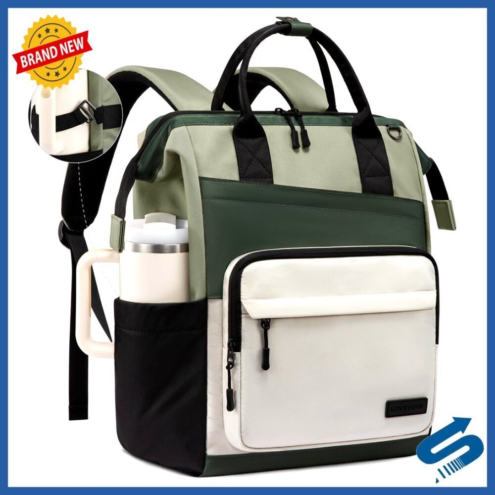 Large Capacity Laptop Backpack Water Resistant Travel Work School Bookbag